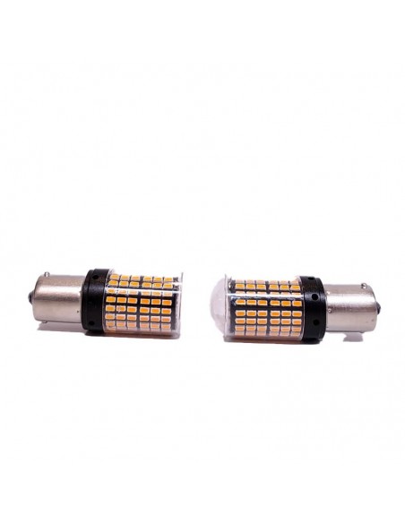 Led Señalizacion Csp Canbus1141 - 1156 P21w 1 Polo 144 Led - Canbus - Ambar 12v X 2 Unidades