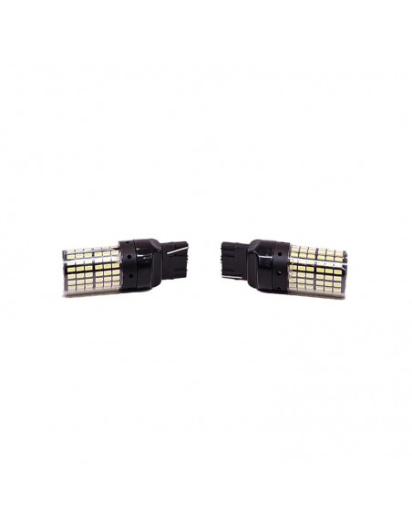 Led Señalizacion Csp Canbus7440 - 12065 W21w 1 Polo Sin Culote 144 Led - Canbus - Blanco 12v X 2 Unidades