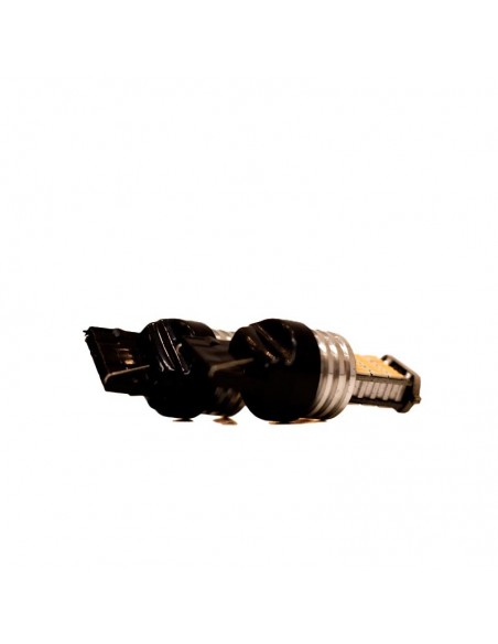 Led Señalizacion Csp Canbus7440 - 12065 W21w 1 Polo Sin Culote 144 Led - Ambar - Blanco 12v X 2 Unidades