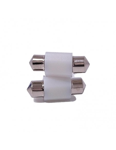 Led Señalizacion Ceramik Tubular - Festoon Led Ceramik 5630 31mm Canbus Blanco 12v  X 2 Unidades