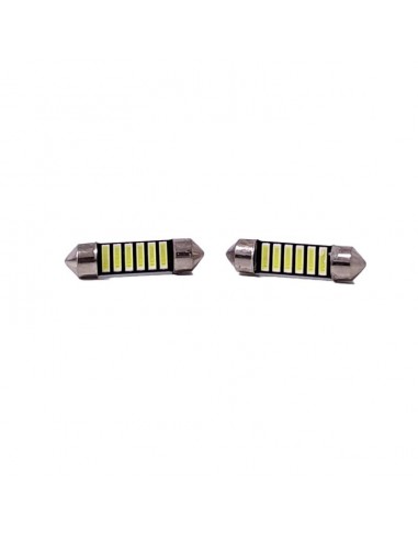 Led Señalizacion Creetubular - Festoon Led Cree 36mm Canbus Blanco 12v  X 2 Unidades
