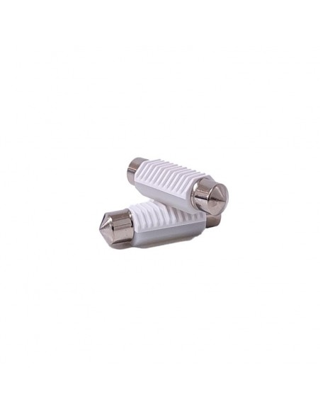 Led Señalizacion Ceramik Tubular - Festoon Led Ceramik 5630 39mm Canbus Blanco 12v  X 2 Unidades