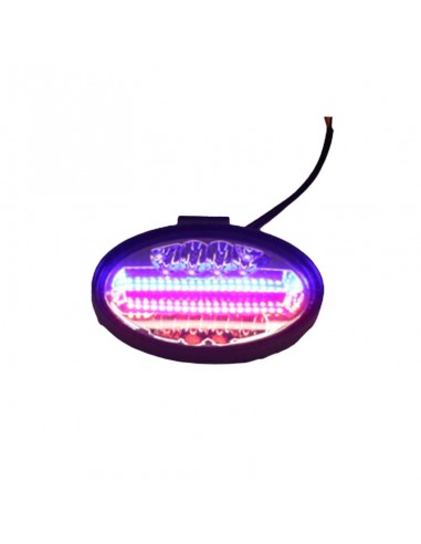 Faro De Led Ovalado 30 Led 90w Color...