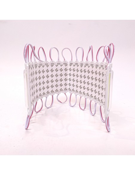 Tabla Rigida Led Cob Autoadhesivo 12v Color Blanco 8,5cm X 2cm