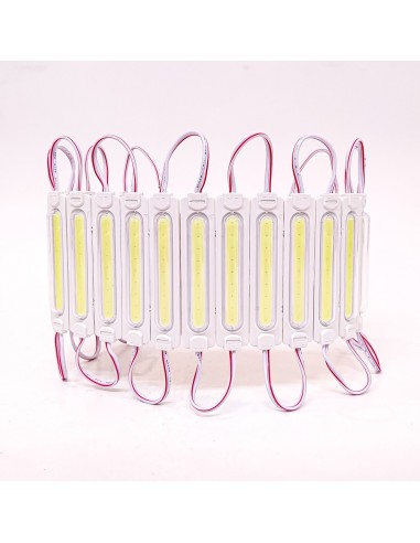 Tabla Rigida Led Cob Autoadhesivo 24v Color Blanco 8,5cm X 2cm