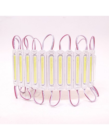 Tabla Rigida Led Cob Autoadhesivo 24v Color Blanco 8,5cm X 2cm