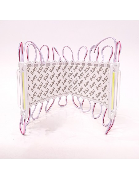 Tabla Rigida Led Cob Autoadhesivo 24v Color Blanco 8,5cm X 2cm
