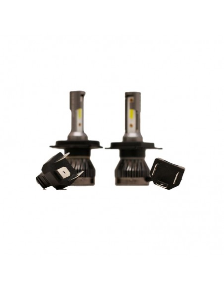 Kit De Led H4 Ultra Slim 20000lm Chip Cob 12v Sin Cooler