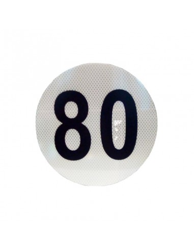 Circulo De Velocidad Maxima 80km/h