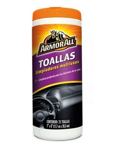Armor All Protectant Toallitas Limpiadoras Interior 25 Unidades