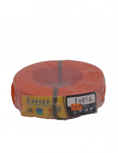 Cable Unipolar 1x0,5 Mm Naranja X 200 Mts.
