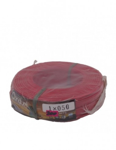 Cable Unipolar 1x0,5 Mm Rojo X Mt.