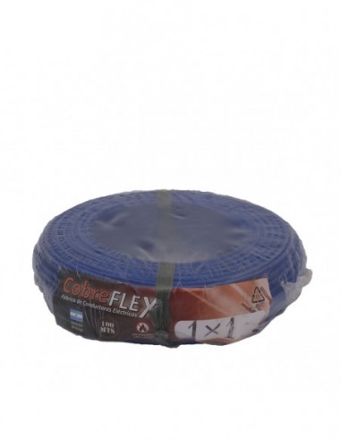 Cable Unipolar 1x1 Mm Azul X Mt.