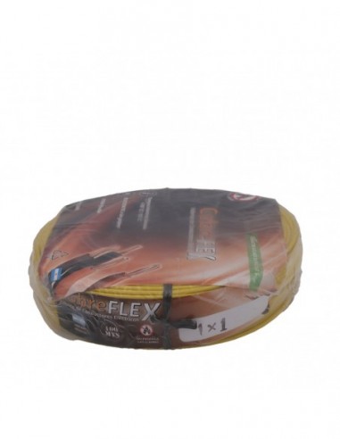 Cable Unipolar 1x1 Mm Amarillo X 100 Mts.