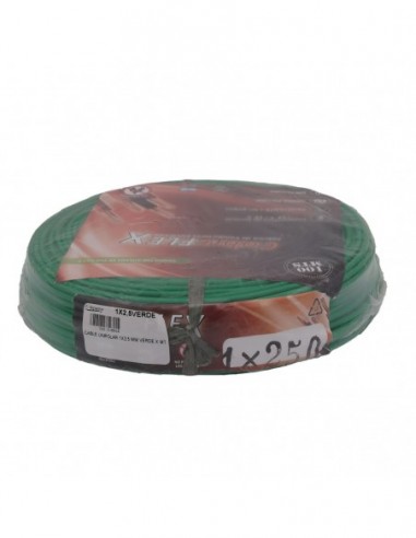 Cable Unipolar 1x2,5 Mm Verde X 100 Mts.