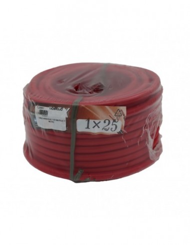 Cable Arranque 1x25 Mm Rojo X Metro
