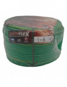 Cable Unipolar 1x6 Mm Verde...