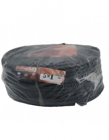 Cable Tipo Taller 5x1 Mm X 100 Mts.