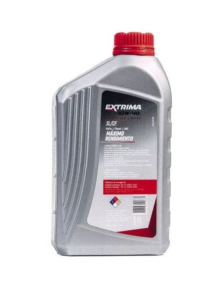Aceite Extrima Semi Sintetico 10w40 Api Sl/cf X1 Lts