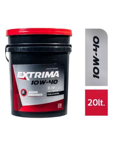 Aceite Extrima Semi Sintetico 10w40 Api Sl/cf X20 Lts
