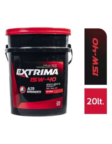 Aceite Extrima Diesel 15w40 Ci-4 X20 Lts