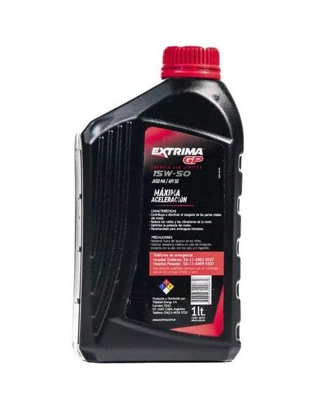 Aceite Extrima 4t 15w50 Semi Sint X1 Lts