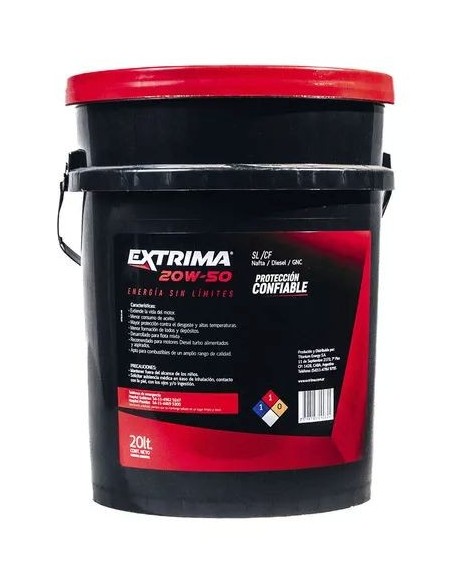 Aceite Extrima 20w50 Api Sl/cf X20 Lts