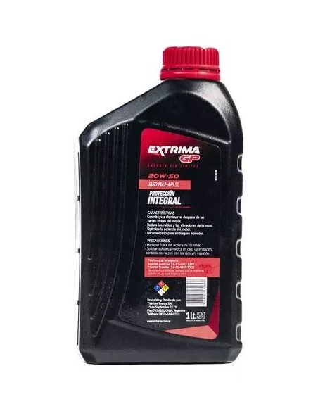 Aceite Extrima Gp 4t 20w50 Moto Mine X1 Lts