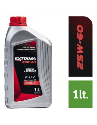 Aceite Extrima Diesel 25w60 Api Cf-4 / Sl X1 Lts