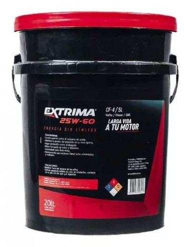 Aceite Extrima Diesel 25w60 Api Cf-4...