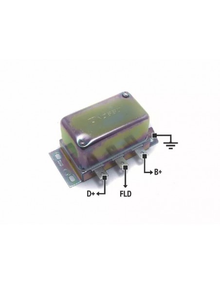 Regulador De Voltaje Bedford / Fiat 1100, 1200,1400 / Ford F-100, F-350, F-600, Falcon / Lincoln / Mack Truck / Perkins (3538
