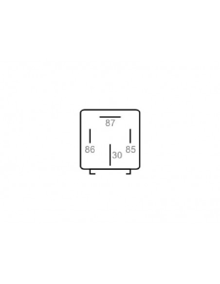 Relay Universal 12v. 80a. 4 Term. 9.5mm C/soporte