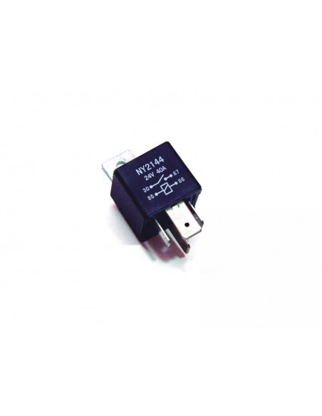 Relay Universal 24v. 40a. 4 Term. 9.5mm.c/soporte