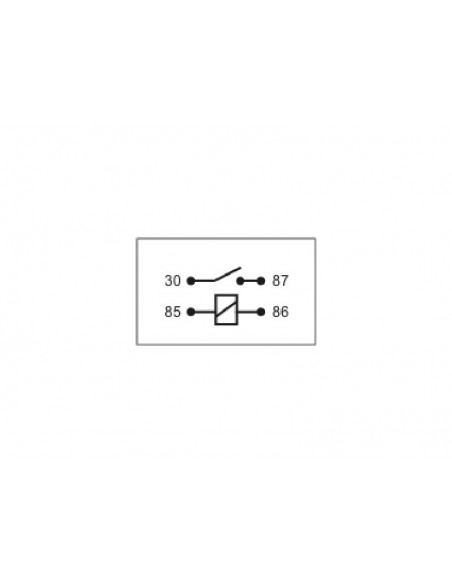 Relay Universal 24v. 40a. 4 Term. 9.5mm.c/soporte