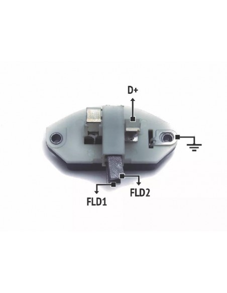 Regulador De Voltaje M.benz L1614/912/709/0812/809 Motor Mwm 12v.