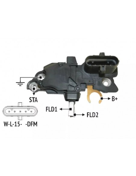 Regulador De Voltaje Scania Electronico 24 Volt (f00m144122/145294)