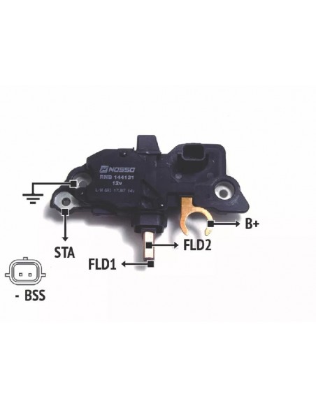 Regulador De Voltaje Renault Fluence (f00m144131/145304/145321)