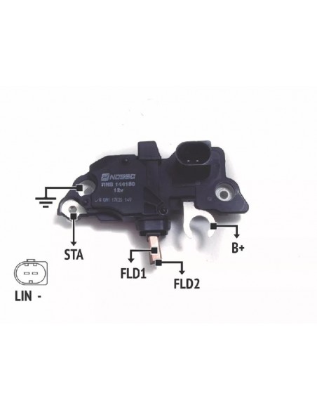 Regulador De Voltaje M.benz Sprinter (f00m144150/145665/698)