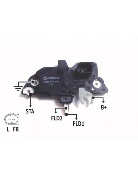 Regulador De Voltaje Honda Accord / Civic / Fit 1.4 / 1.5