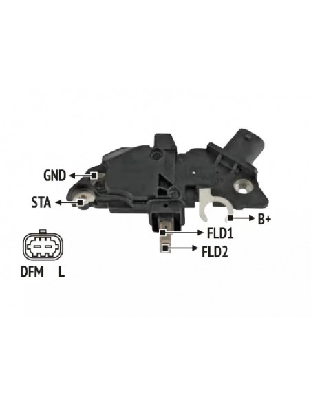 Regulador De Voltaje Alternador Chev. Astra/ Vectra/ Zafira  Tipo Bosch