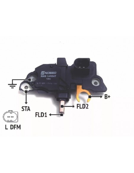 Regulador De Voltaje M.benz -audi 12 Volt (f00m145247/145357) Tch 145247