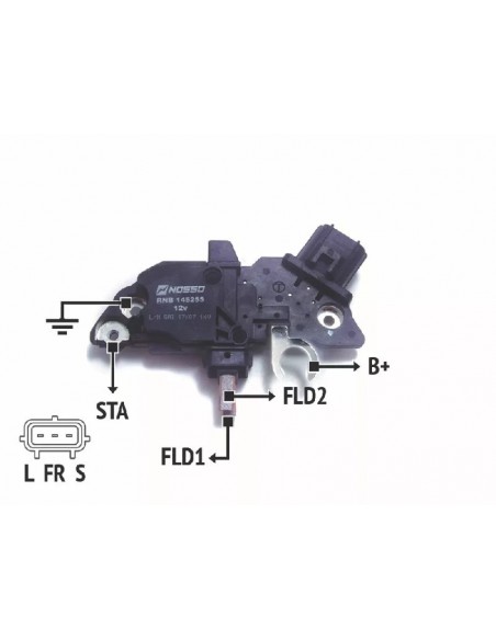Regulador De Voltaje Ford Transit 2.0,2.4 (f00m145255/145361/f00ma45210/
