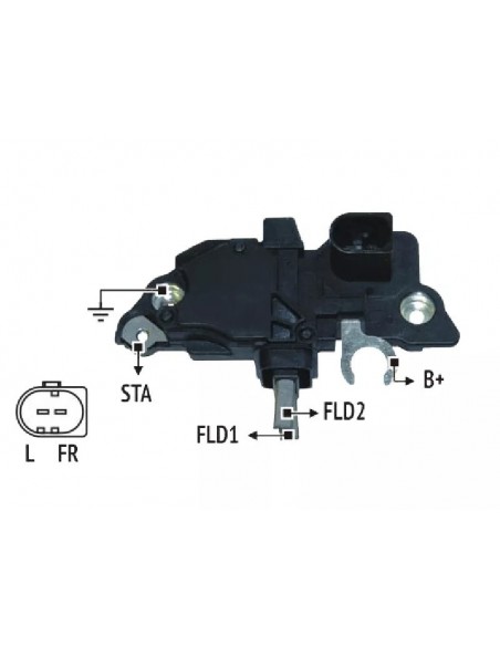 Regulador De Voltaje Vw Bora/fox/camion 13180/17210 (f00ma45300-f00ma145303)