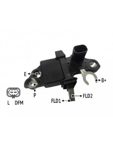 Regulador De Voltaje Alternador M. Benz Silverado 1500, 2500- Tipo Bosch