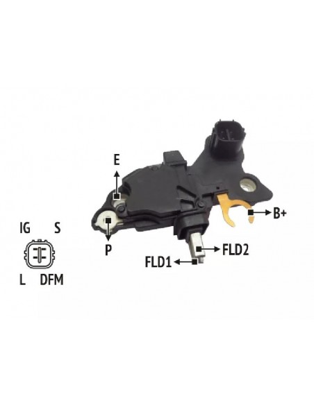 Regulador De Voltaje Alternador Toyota Yaris - Tipo Bosch