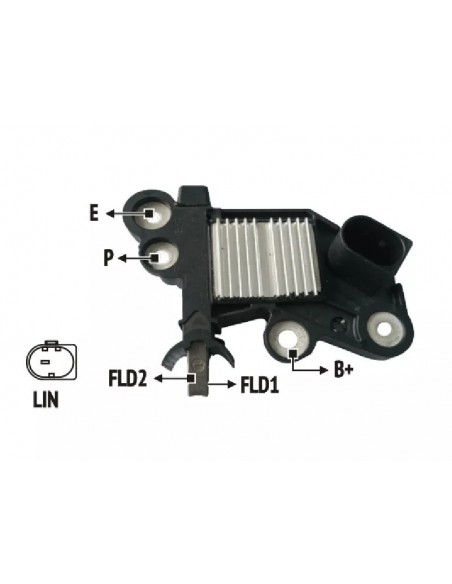 Regulador De Voltaje Alternador Audi A4, A5, Q5- Tipo Bosch