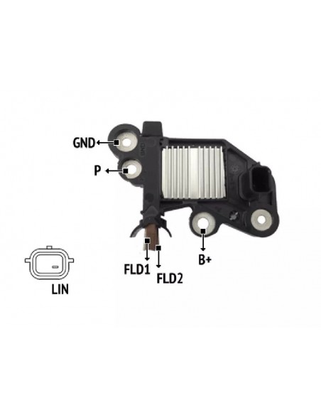 Regulador De Voltaje Renault Clio - Nissan Kicks 1.6