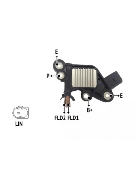 Regulador De Voltaje Vw Golf 2.0 Tdi