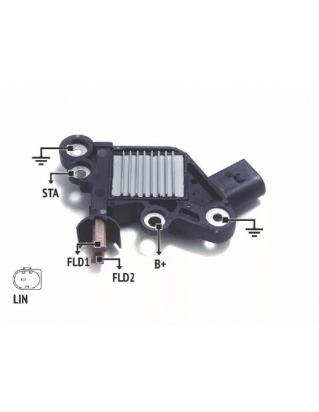 Regulador De Voltaje Toyota Hilux 2.8 D 2016 (bosch 0272220890)