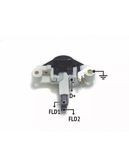 Regulador De Voltaje Gm Corsa 1.4,vectra S/aa,vectra C/aa 12v (1197311214 -
